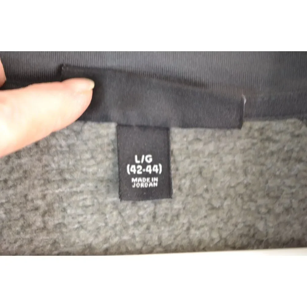 Swiss Tech Men's Large Gray Full Front Zip Fleece Jacket